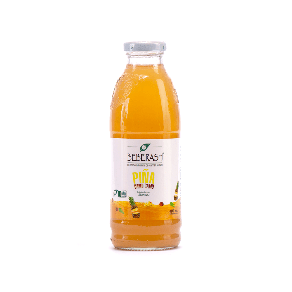 BEBIDA DE PIÑA CAMUCAMU BEBERASH 480 ml