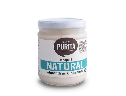 NOGURT NATURAL DE ALMENDRAS Y CASHEWS 330 GR - LA PURITA