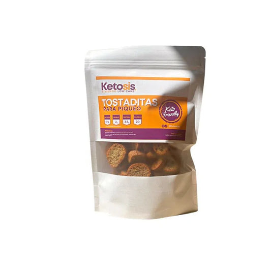 TOSTADITAS KETO PARA PIQUEO - KETOSIS 100G