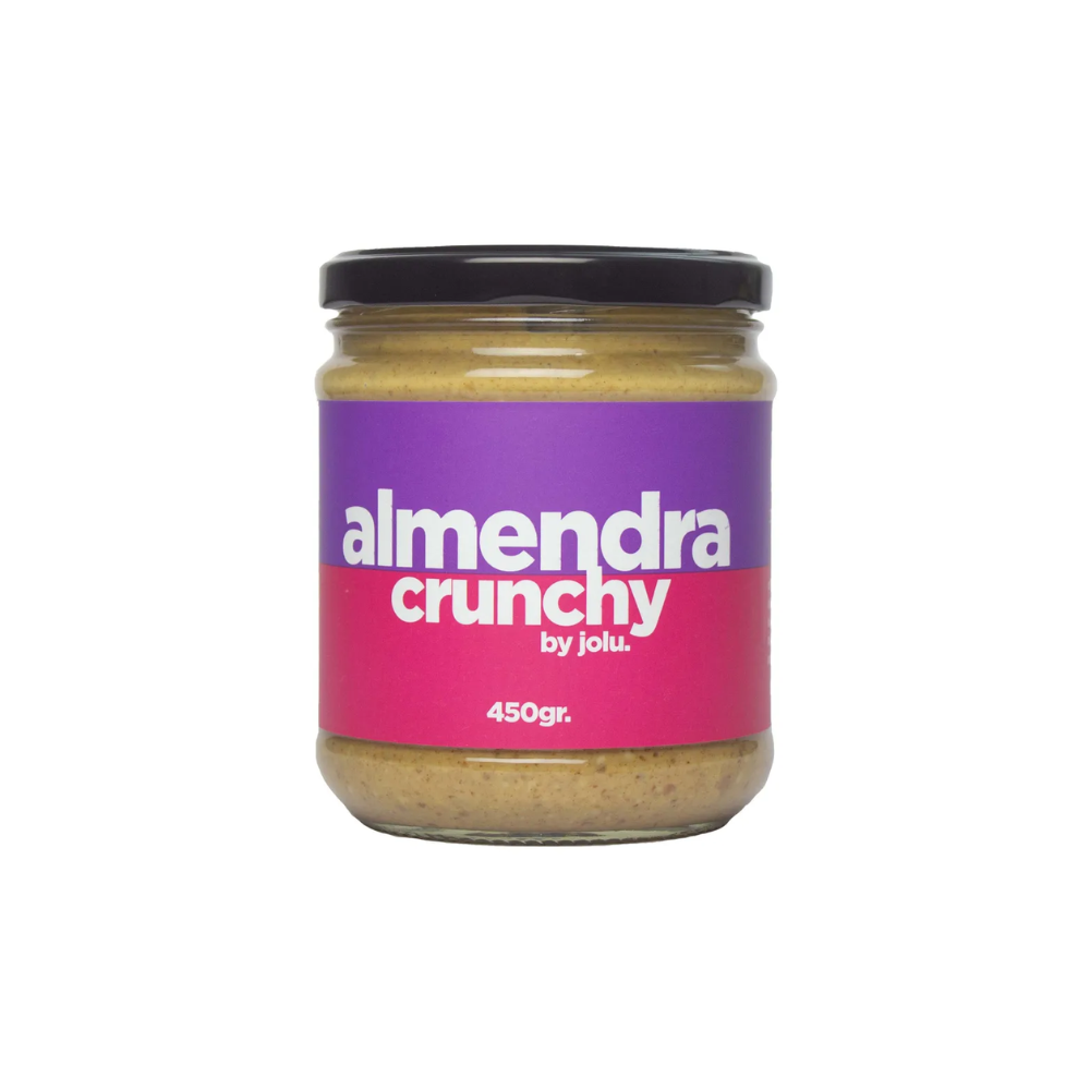 MANTEQUILLA DE ALMENDRA CRUNCHY 450 GR - JOLU