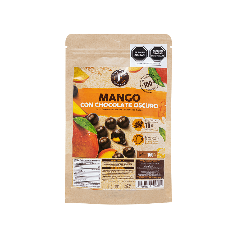 Mango Con Chocolate Oscuro 70%