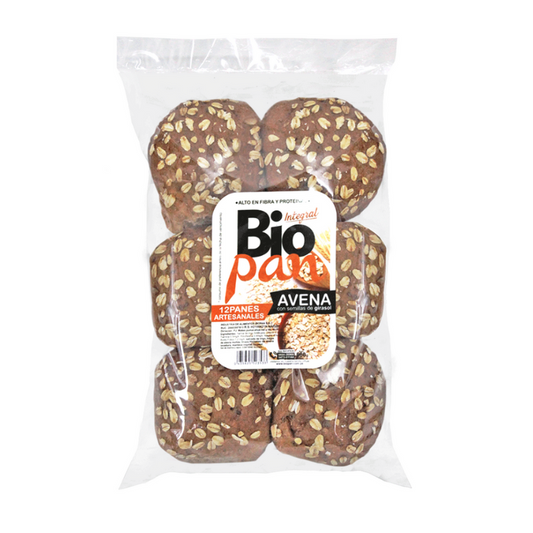 PAN REDONDO DE AVENA - BIOPAN 500G