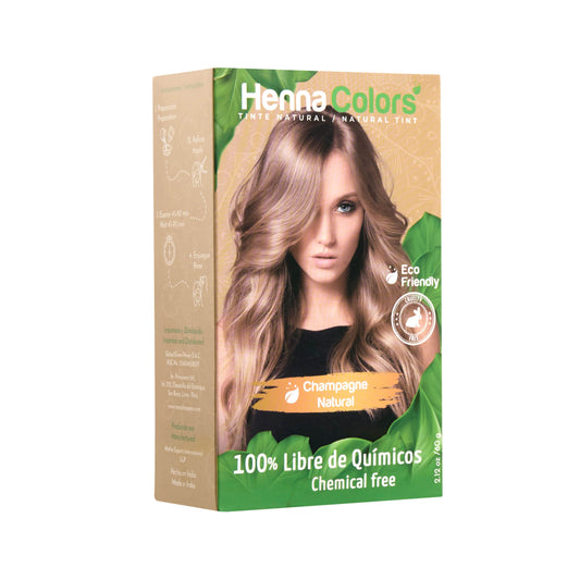 TINTE CHAMPAGNE 100% NATURAL - HENNA