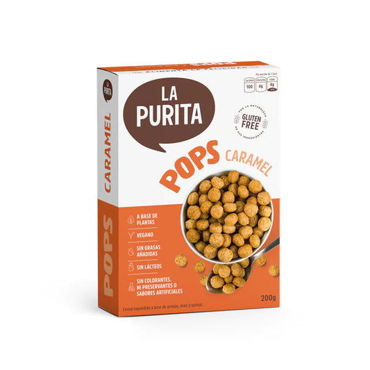 CEREAL POPS CARAMEL 200 GR - LA PURITA