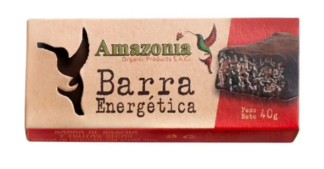 BARRA ENERGETICA DE KIWICHA CON CHOCOLATE AMAZONÍA 40 GR