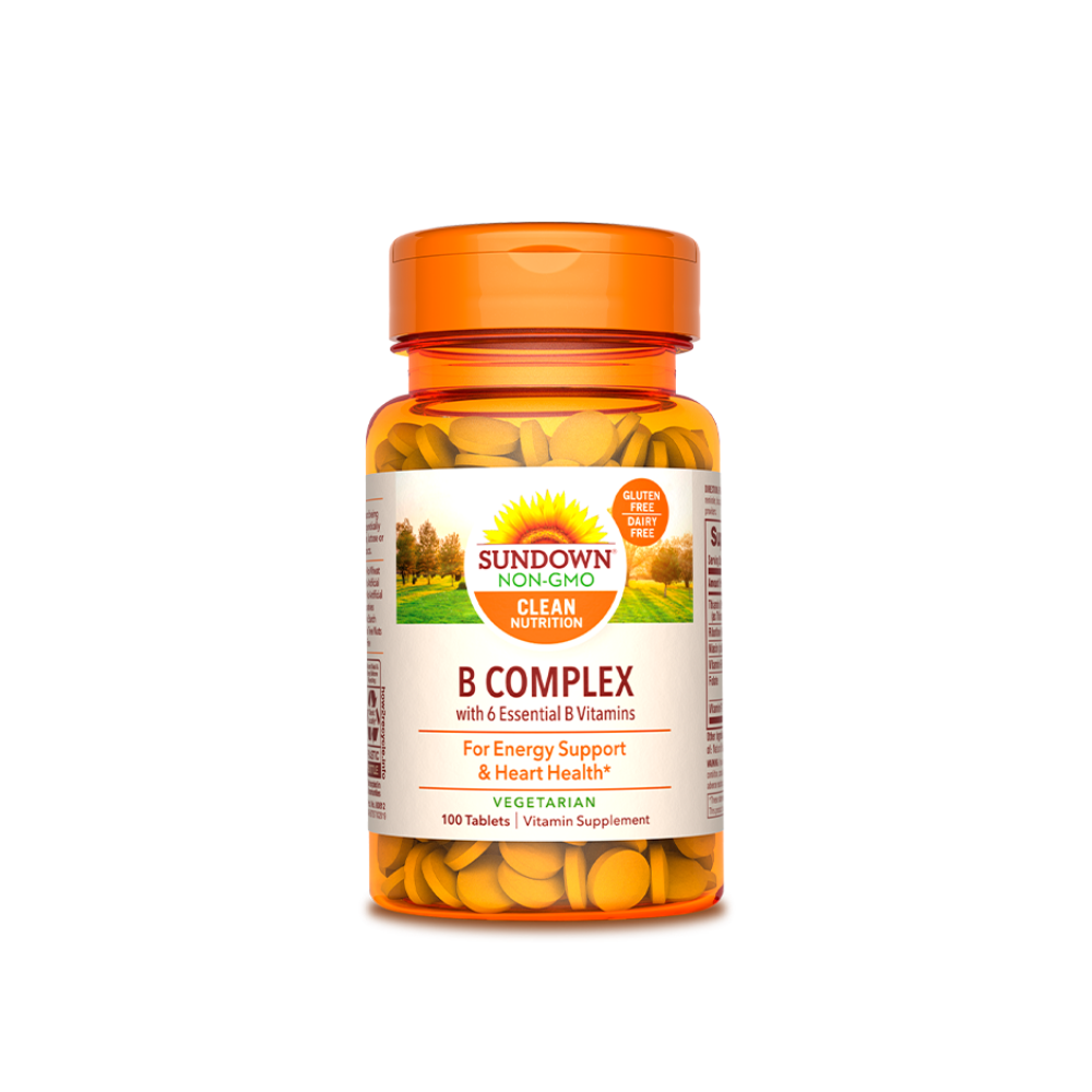 B COMPLEX - 6 ESSENTIAL B VITAMIN 100 TAB - SUNDOWN