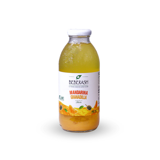 BEBIDA DE MANDARINA/GRANADILLA BEBERASH 480ML