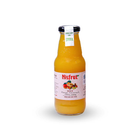 BEBIDA DE MANGO, MARACUYA Y CAMU CAMU - NISFRUT 300ML