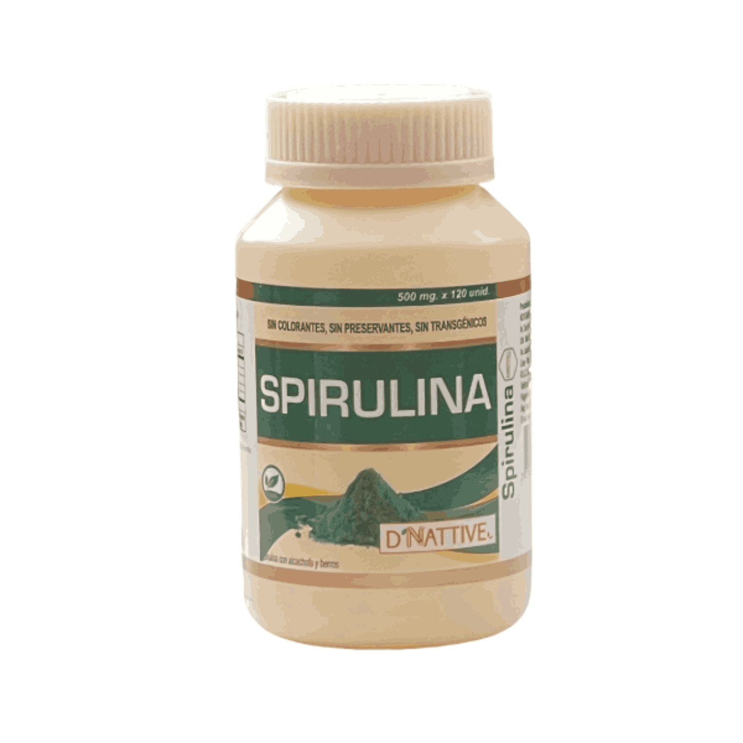 SPIRULINA - D´NATIVE 120 CAPSULAS