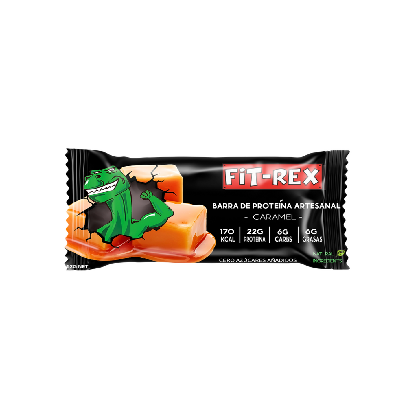 BARRA DE PROTEINA CARAMEL - FITREX