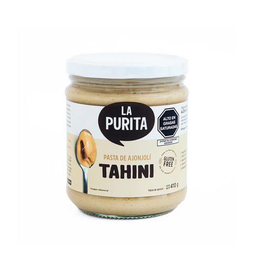 PASTA DE AJONJOLÍ TAHINI 410 GR - LA PURITA