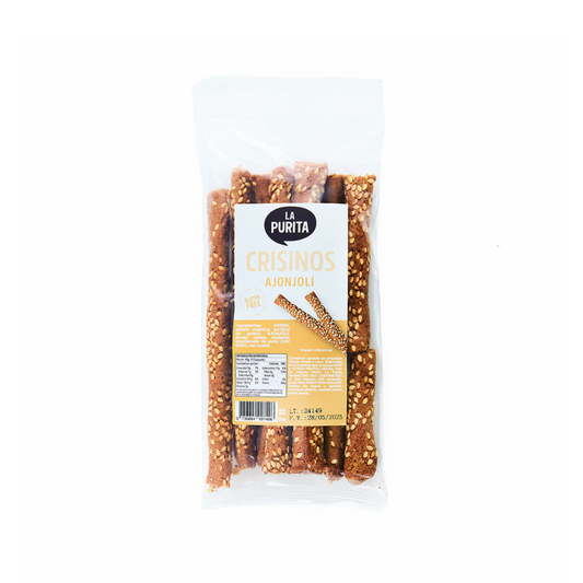 CRISINOS DE AVENA Y AJONJOLI - LA PURITA 80G