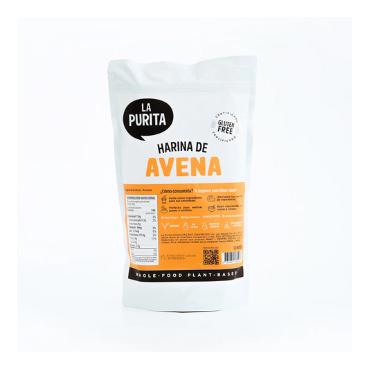 HARINA DE AVENA SIN GLUTEN 800 GR - LA PURITA