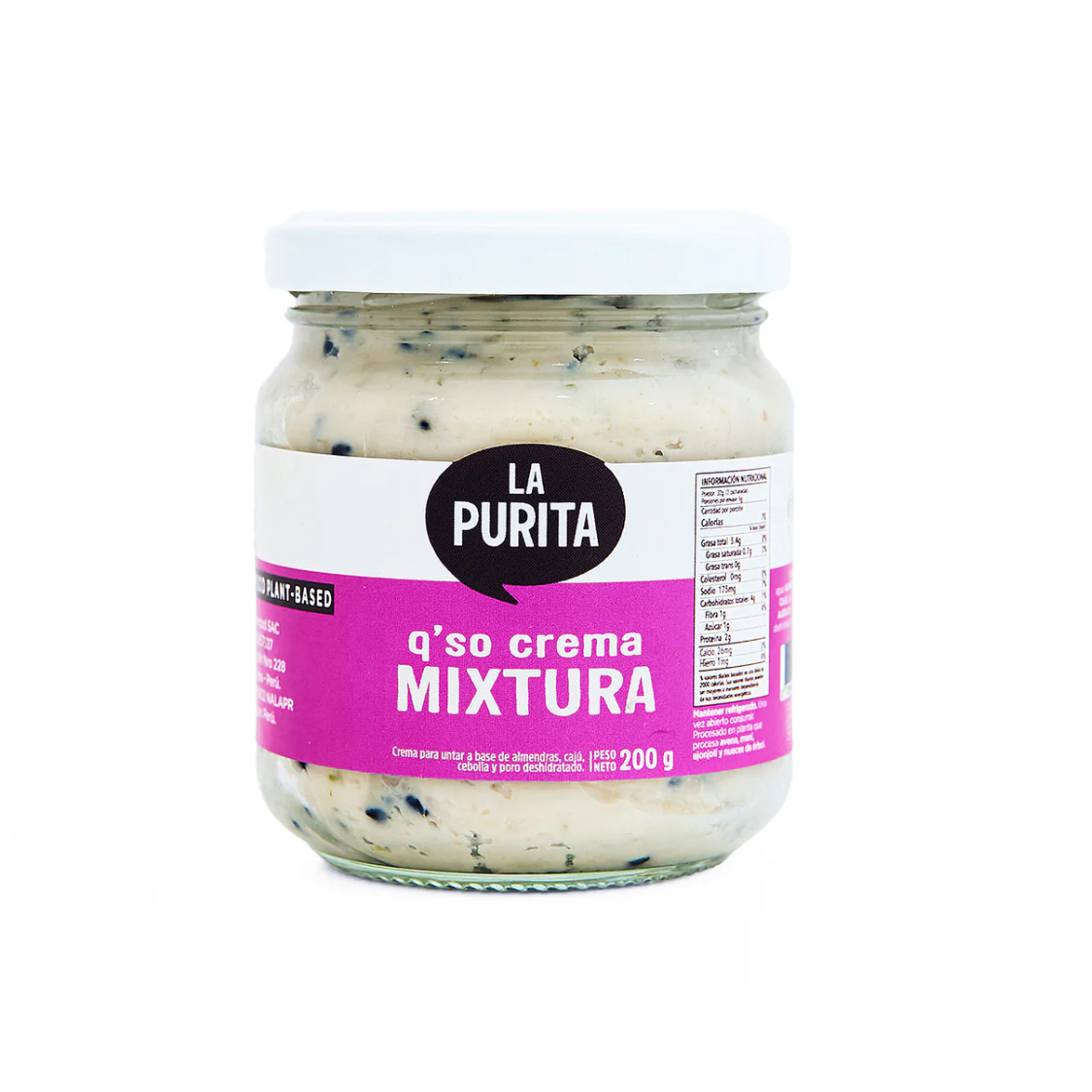 QSO CREMA MIXTURA 200 GR - LA PURITA