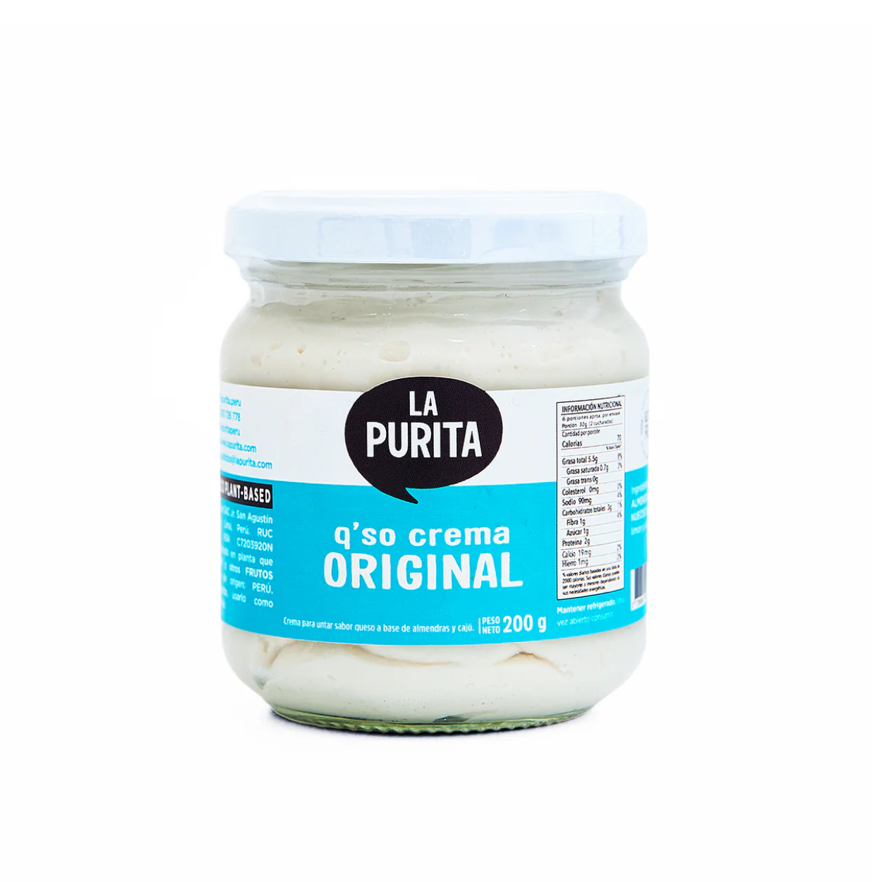 QSO CREMA ORIGINAL 200 GR - LA PURITA