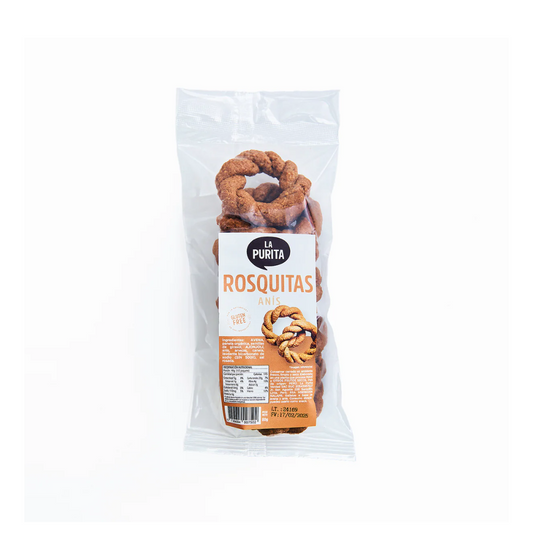 ROSQUITAS DE AVENA Y ANÍS 80 GR - LA PURITA