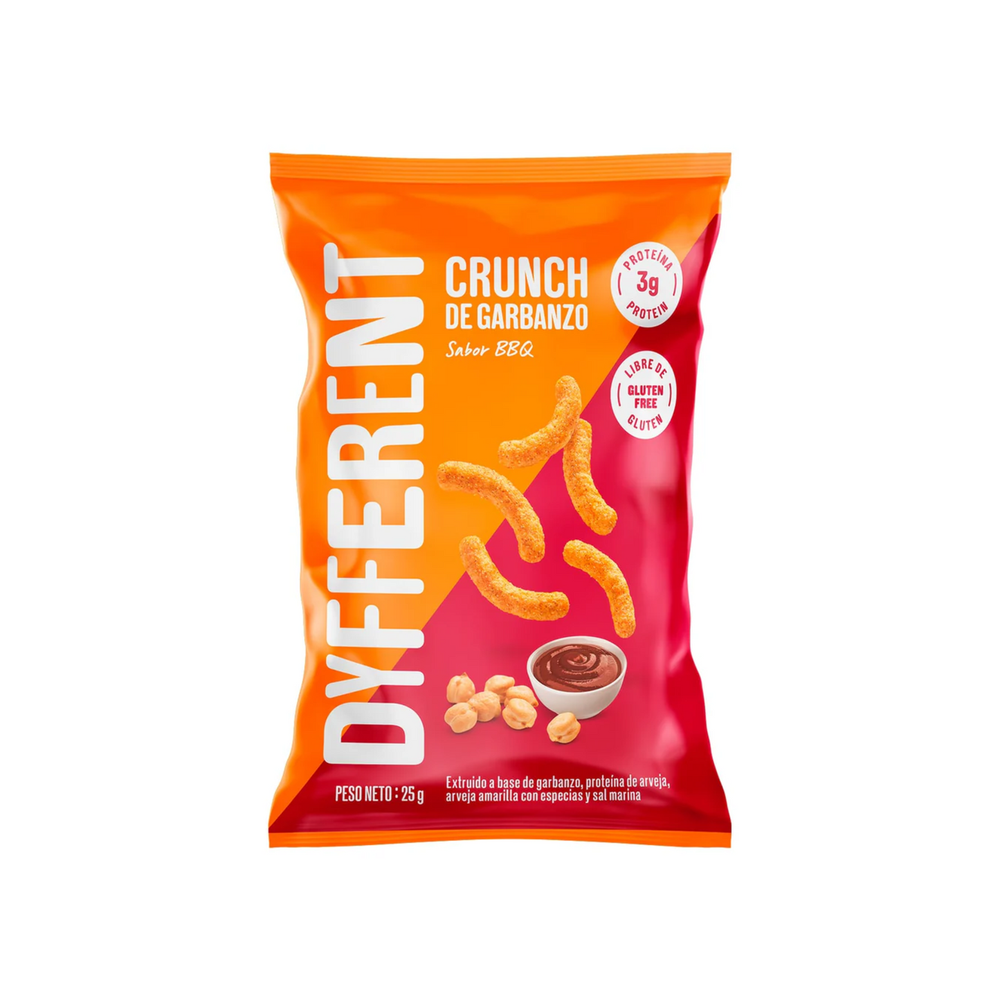 CRUNCH DE GARBANZO BBQ - DYFFERENT 100G