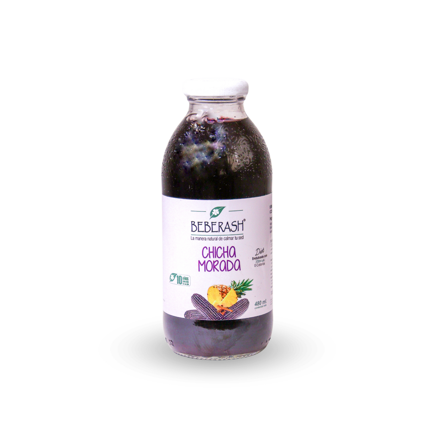 BEBIDA DE CHICHA MORADA0 BEBERASH 480ML