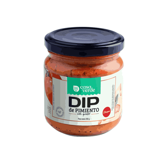 DIP DE PIMIENTO CON QUESO - CASA VERDE 200G