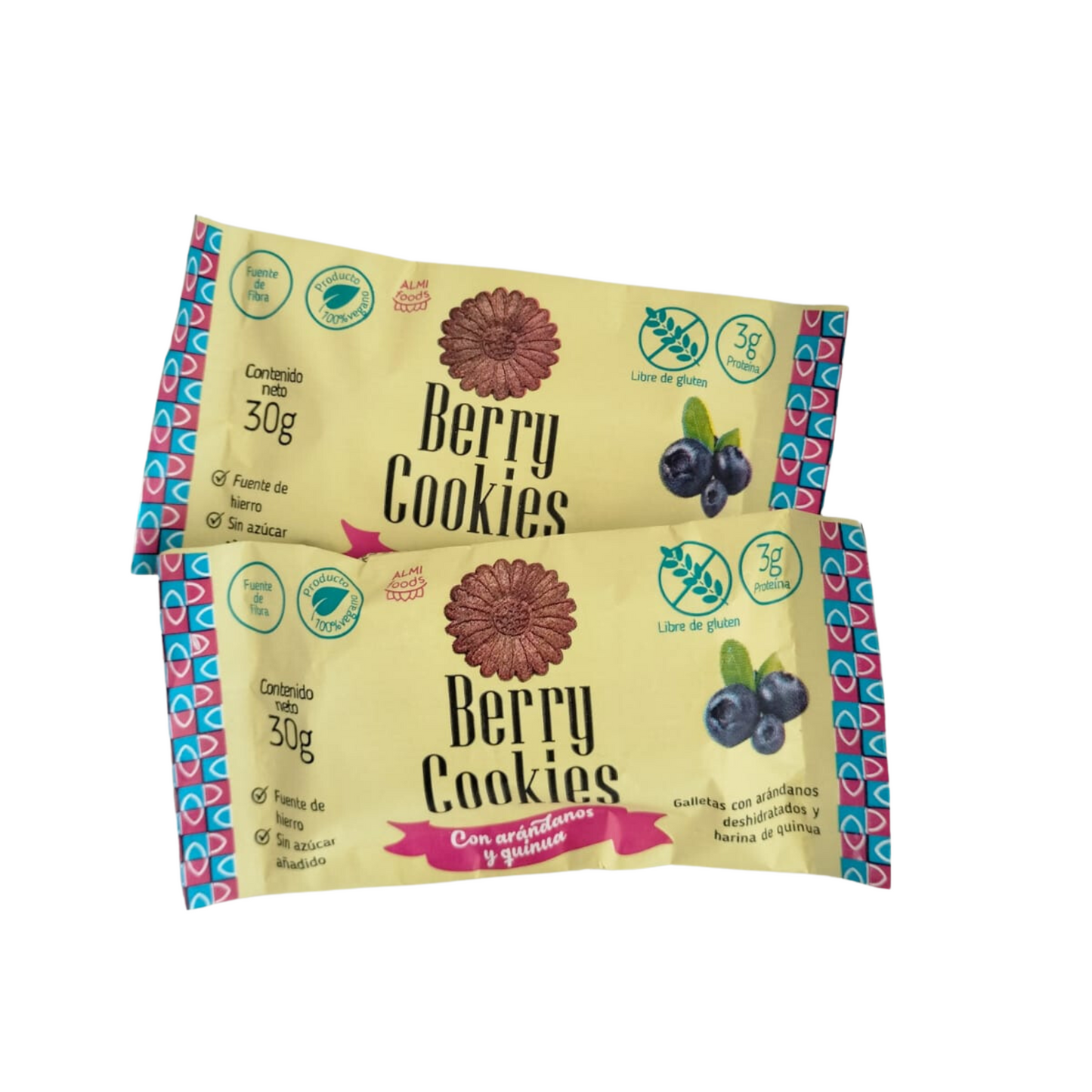 GALLETAS Berry Cookies Almi Foods 30 gr