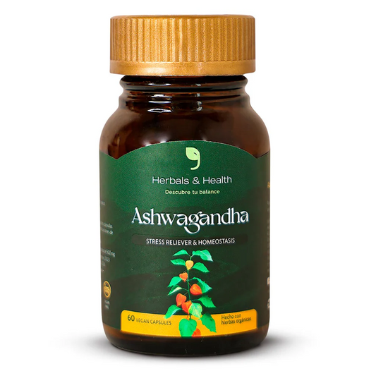 ASHWAGANDHA 60 CAPS HERBALS & HEALTH