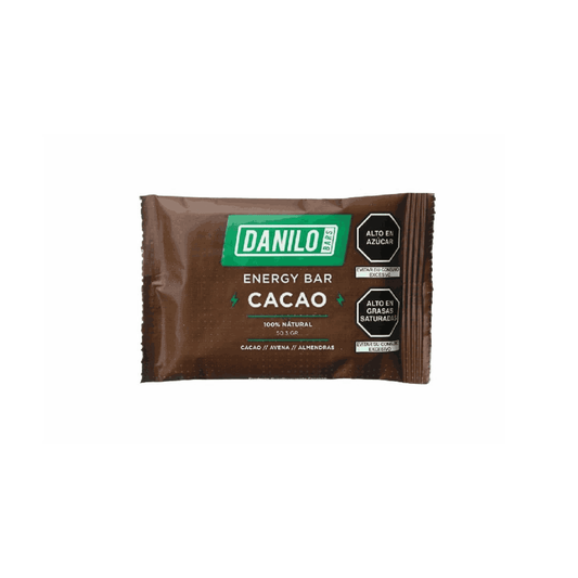 ENERGY BAR SABOR CACAO AVENAS ALMENDRAS 	DANILO 50.3 G