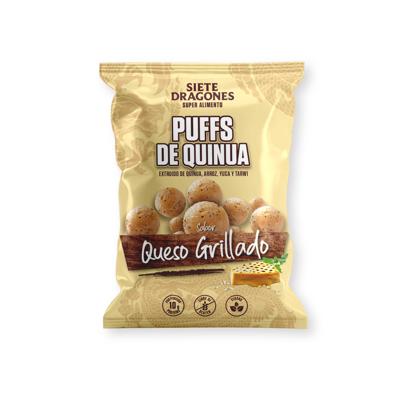 PUFF DE QUINUA SABOR QUESO GRILLADO 40 GR