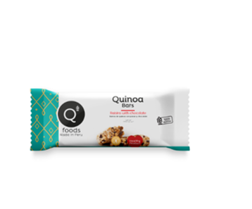 BARRA DE QUINOA -  PASAS Y COBERTURA SABOR CHOCOLATE