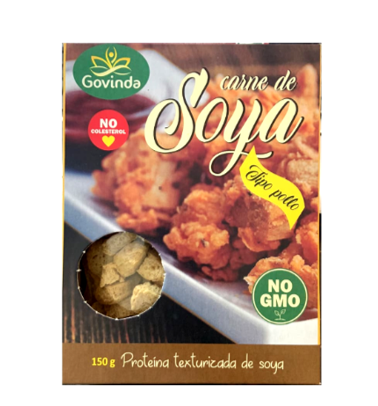 CARNE DE SOYA TIPO POLLO 150 GR - GOVINDA