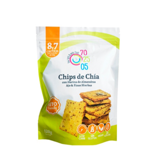 CHIPS DE CHIA - 70.25.05 120 GR KETO