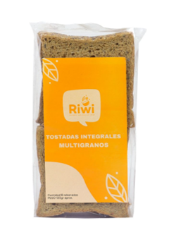 TOSTADAS INTEGRALES PEQUEÑA 120 GR - RIWI