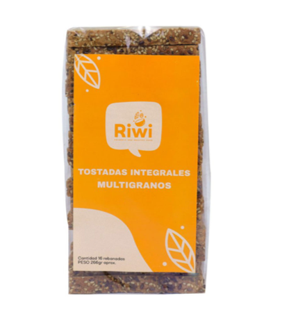 TOSTADAS INTEGRALES MEDIANA 266 GR - RIWI