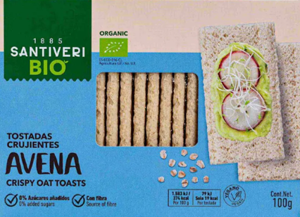 TOSTADAS DE AVENA - SANTIVERI