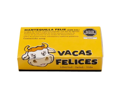 MANTEQUILLA FELIZ CAJA 200g - VACAS FELICES