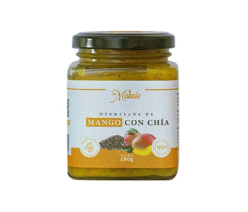 MERMELADA MANGO CON CHIA 280g - MAHUIS