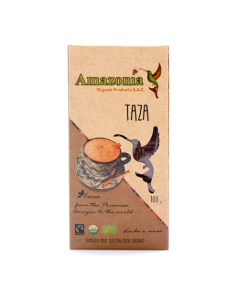 CHOCOLATE PARA TAZA AMAZONÍA 100 G. ORGANICO