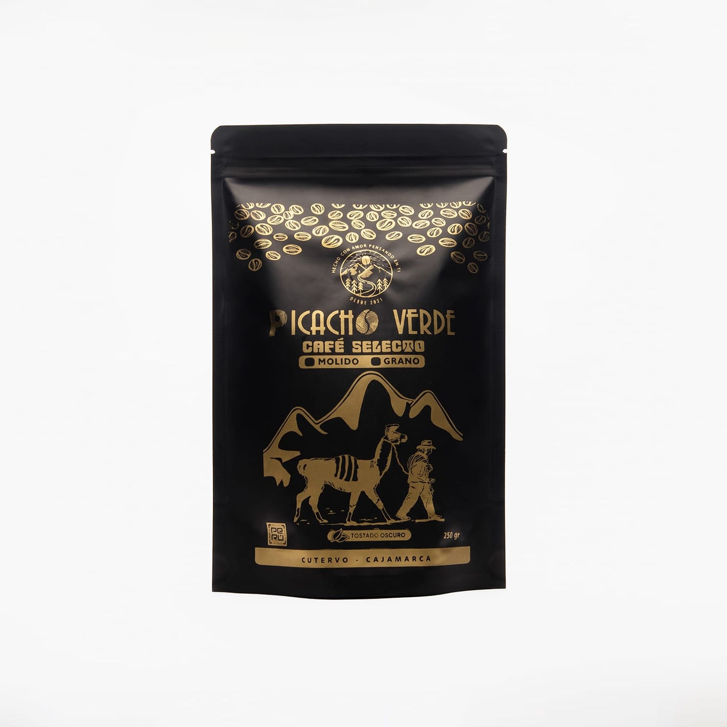 CAFE SELECTO NACIONAL MOLIDO PICACHO VERDE 250G. SALUDABLE