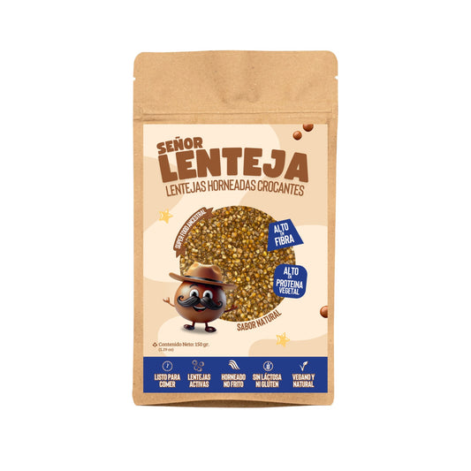 LENTEJAS HORNEADAS CROCANTES 150G - SEÑOR LENTEJA