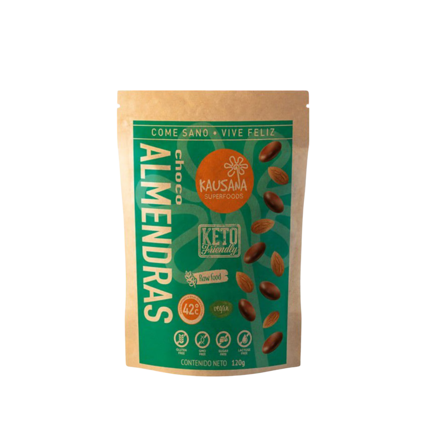 CHOCO ALMENDRA KETO - KAUSANA 120G