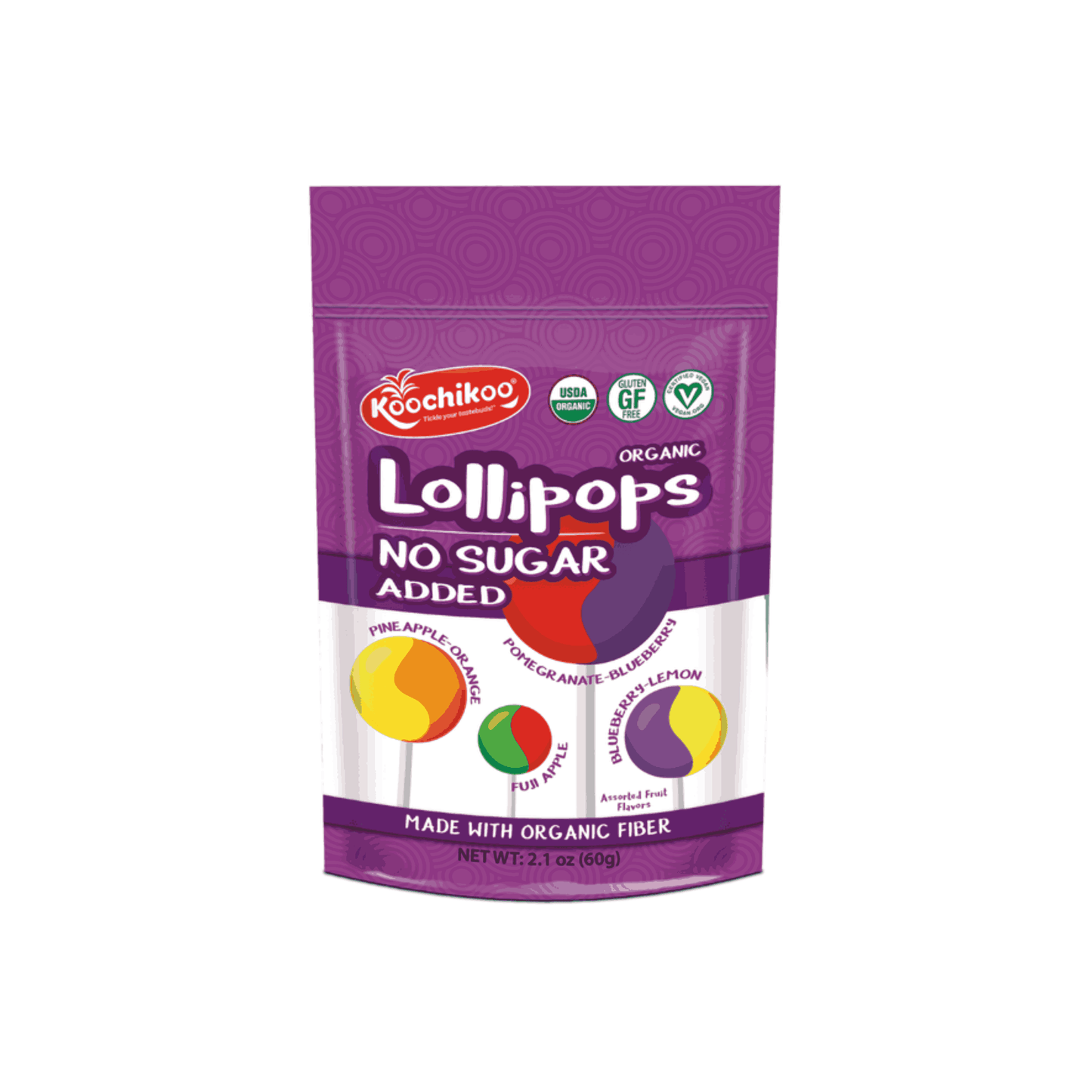 LOLLIPOPS ORGANIC - KOOCHIKOO 60G