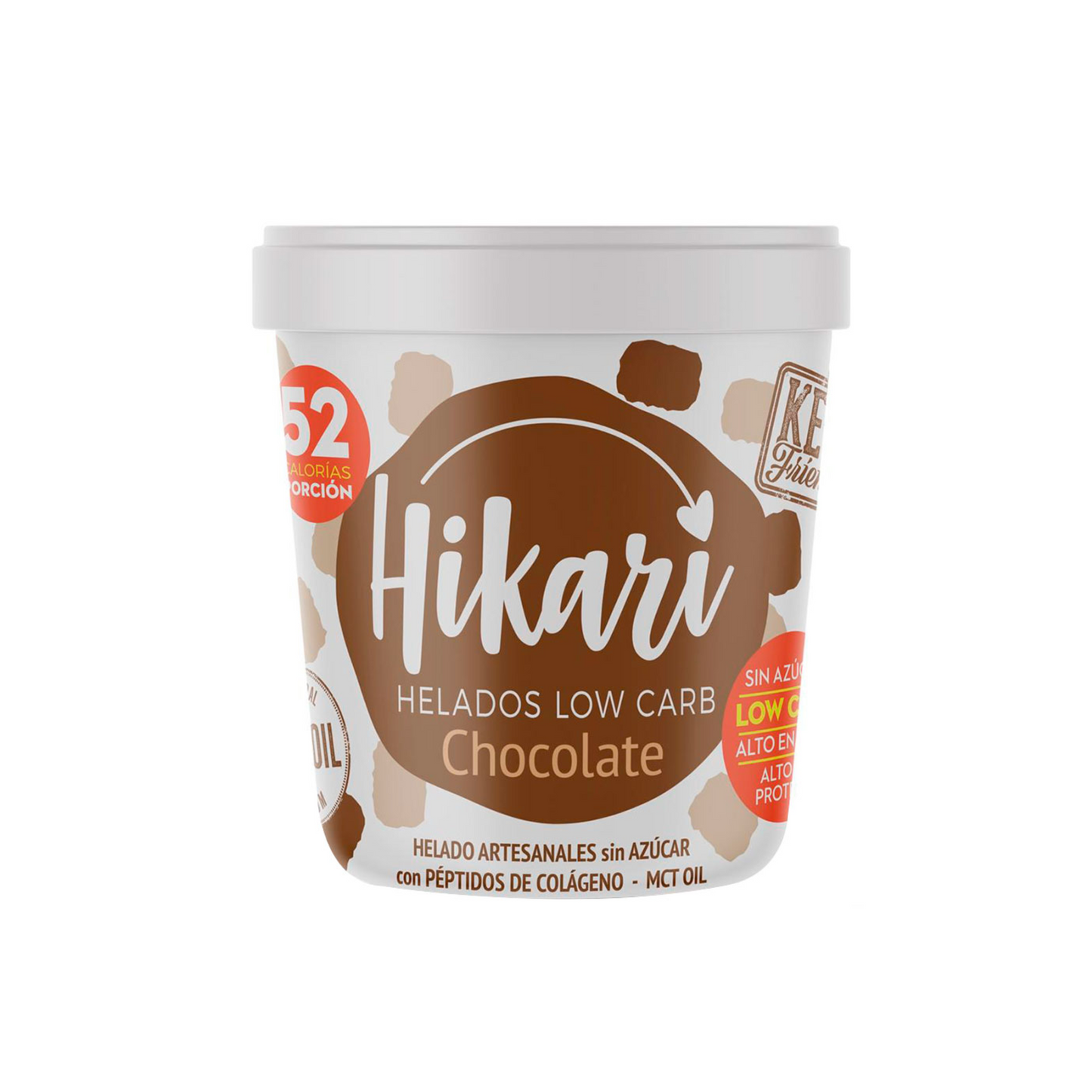 HELADO KETO CHOCOLATE - HIKARI 473 ML