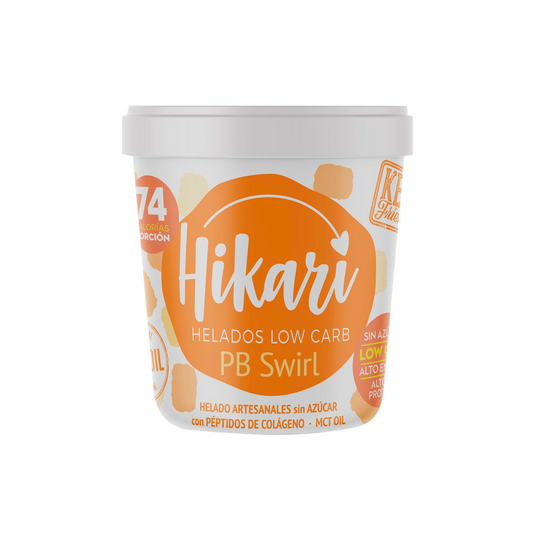 HELADO KETO PB SWIRL - HIKARI 473 ML