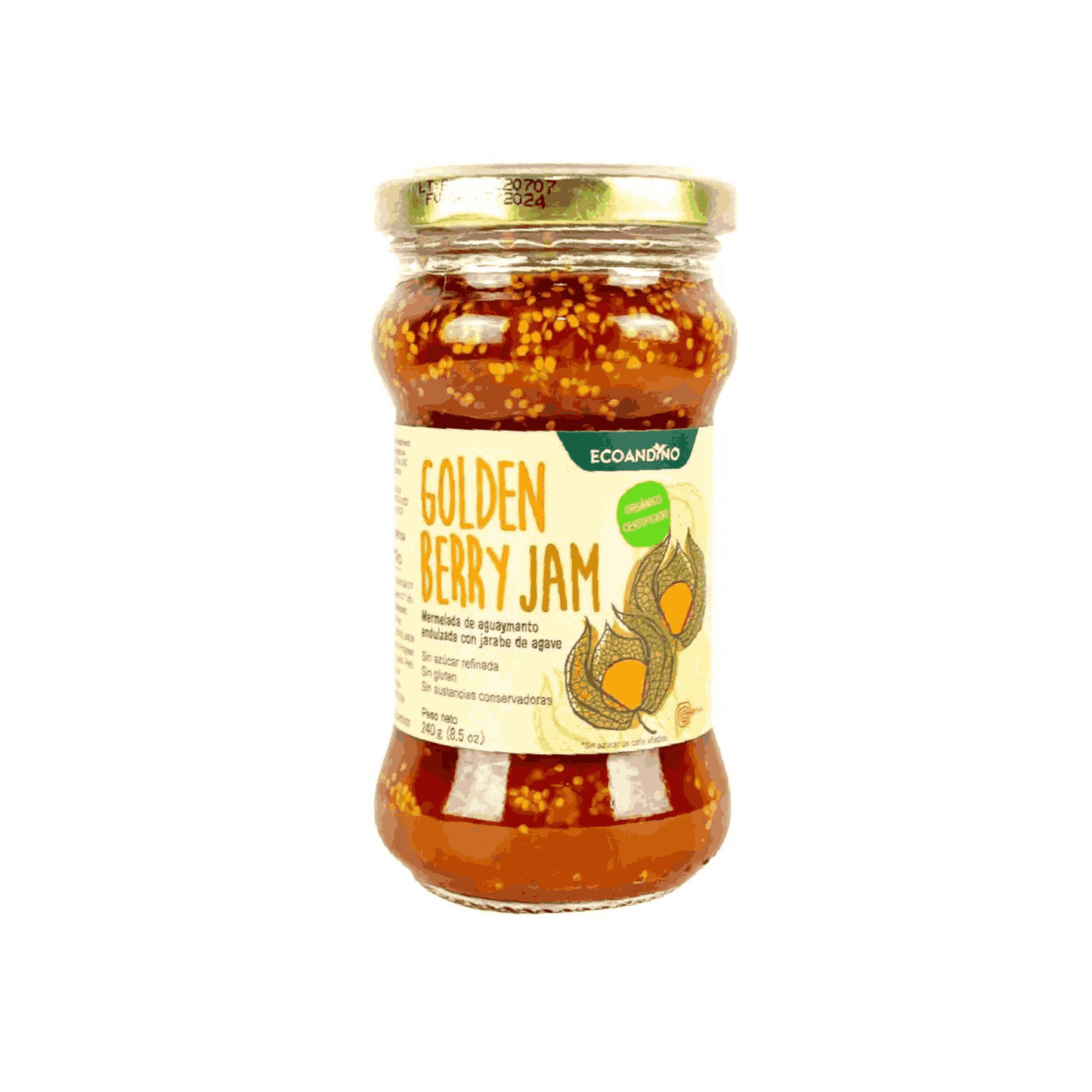 MERMELADA GOLDEN BERRY  - ECOANDINO 240G