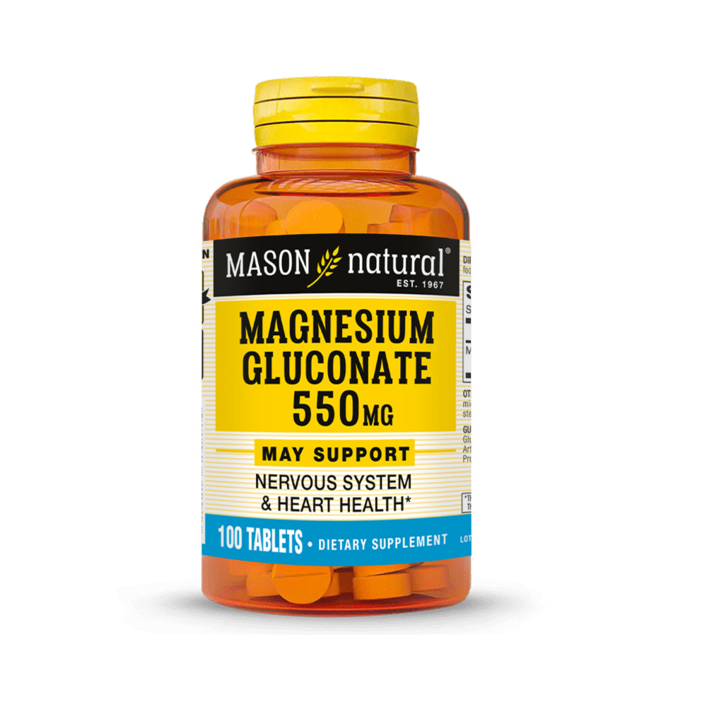 GLUCONATO DE MAGNESIO 550 MG MASON NATURAL