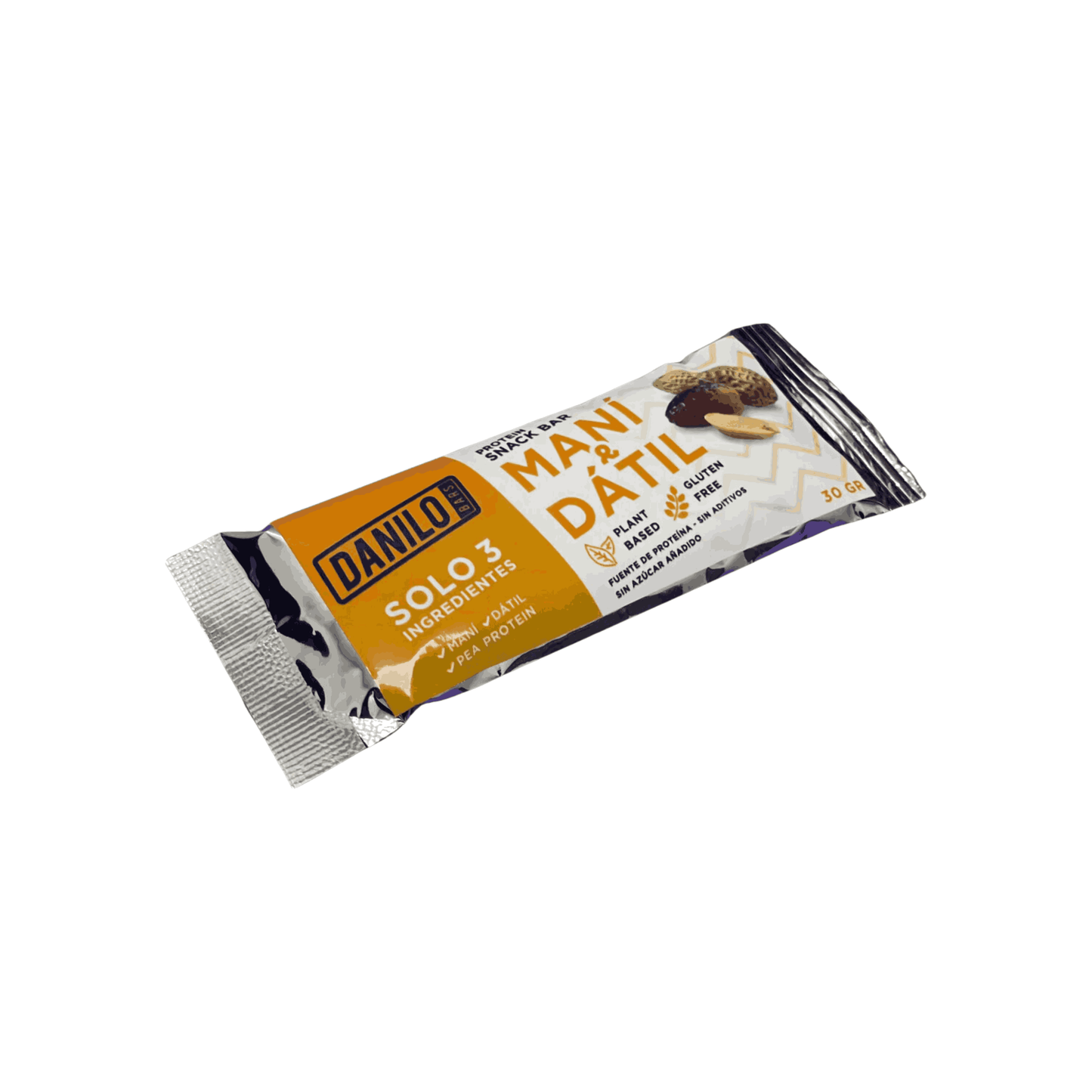 PROTEIN SNACK BAR SABOR MANI Y DATIL DANILO 30G