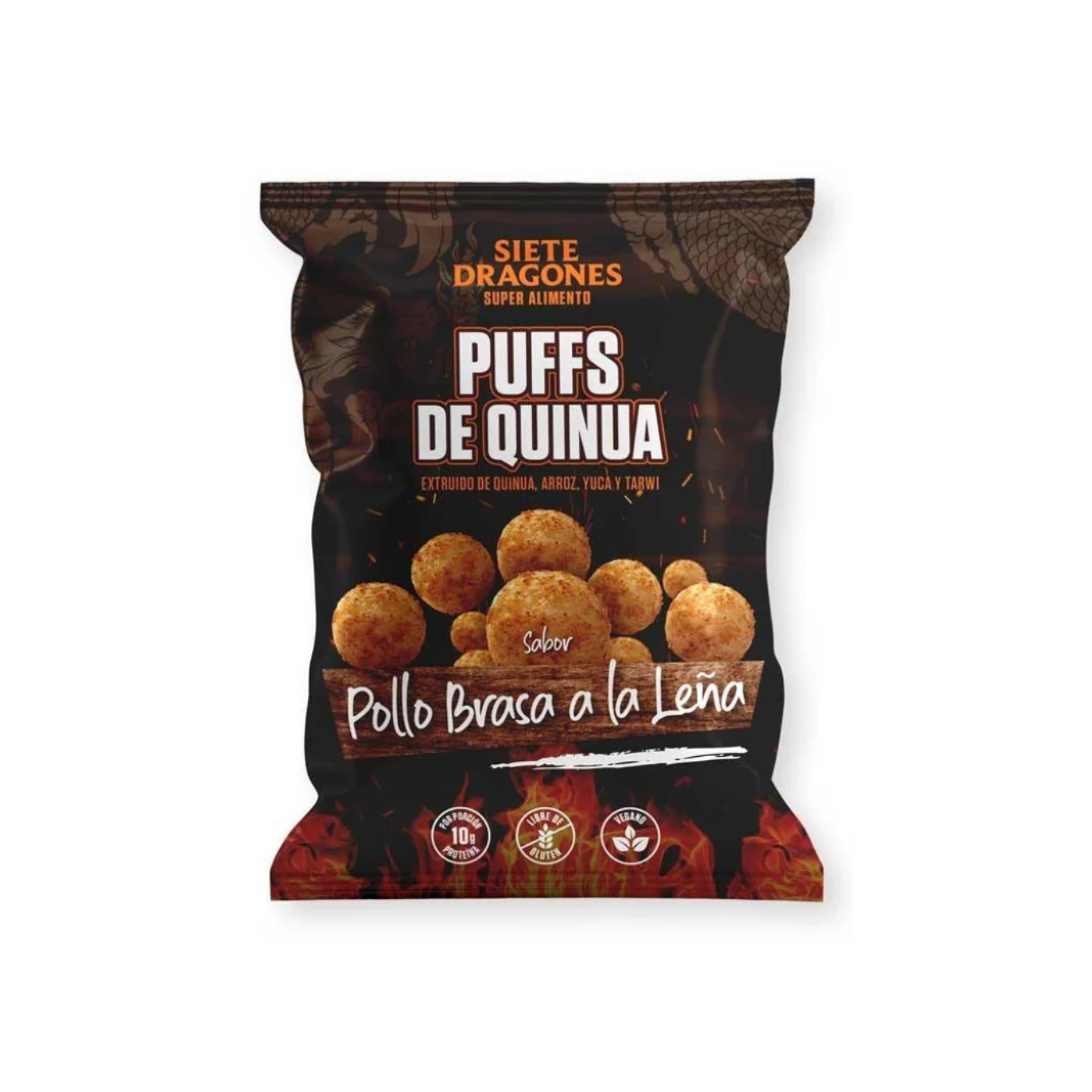 PUFF DE QUINUA SABOR POLLO A LA BRASA 40GR