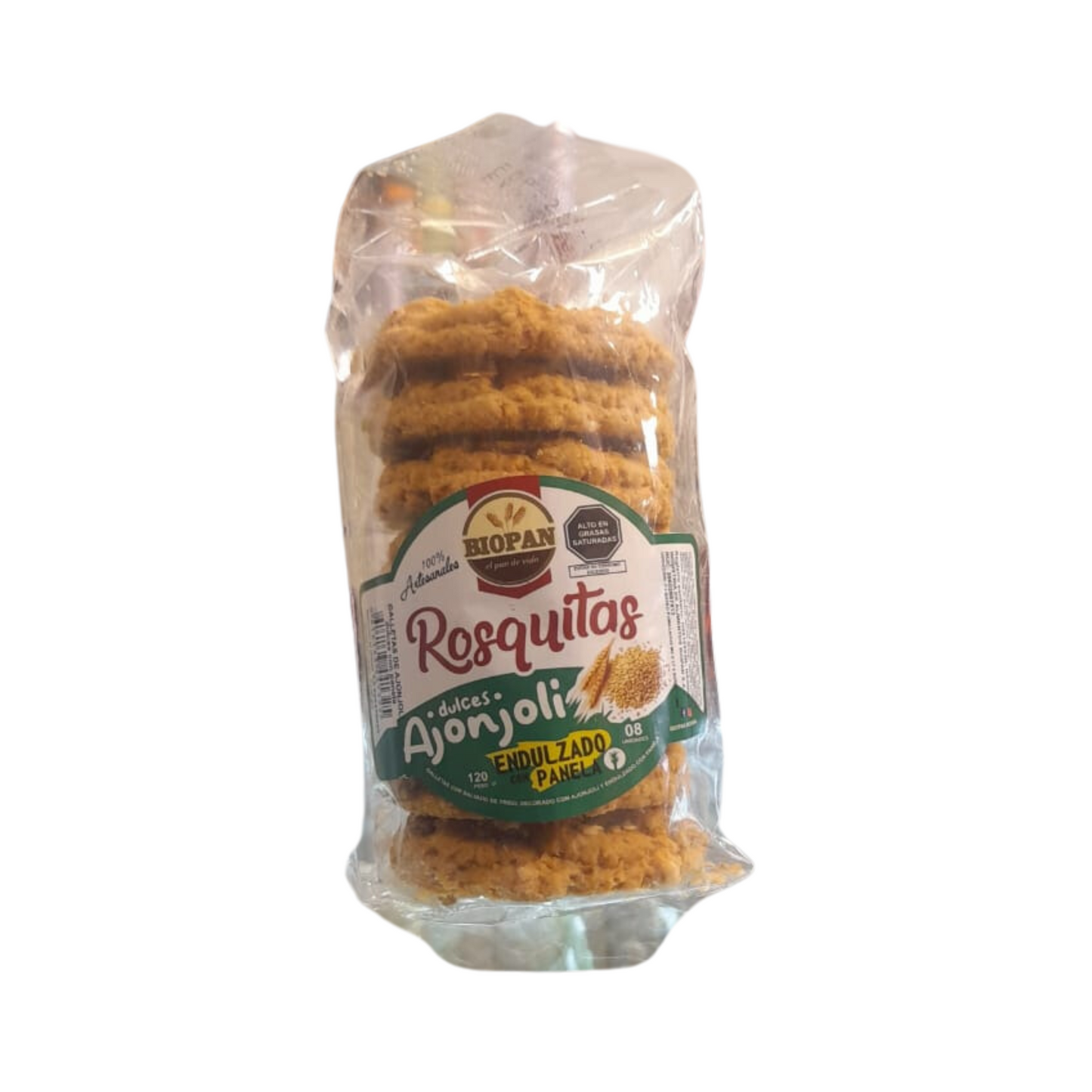 ROSQUITAS DULCES CON AJONJOLI - BIOPAN 100G