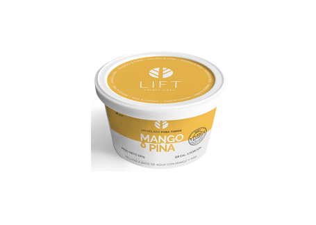 HELADO VEGANO MANGO Y PIÑA 4 OZ -