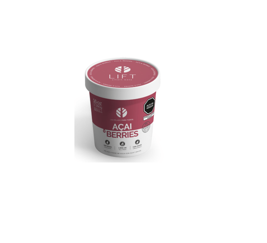 HELADO VEGANO ACAI Y BERRIES 16 OZ -