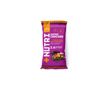 QUINOA CRACKER PURPLE CORN AND MARAS SALT -